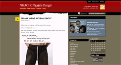 Desktop Screenshot of ngacir.com